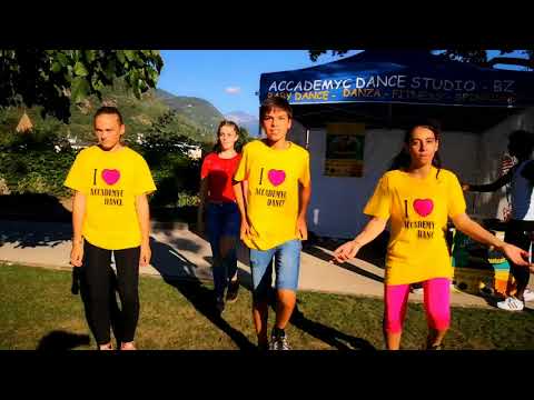 Sportfestival 2018 Bolzano con i ballerini dell'Accademyc Dance