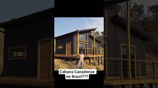 Cabana Canadense!!! sonha em ter seu projeto para Airbnb?? olha essa cabana que incrível! com 80 M2