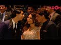 Shah Rukh Khan With Gauri Khan Aryan Khan At Akash And Shloka S Engagement