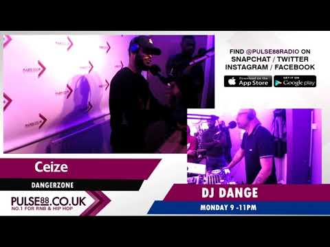 CEIZE DANGERZONE Showcase Pulse88 Radio with Dj Dange