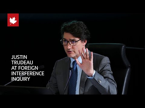 Justin Trudeau testifies at public hearing into foreign interference in Canada