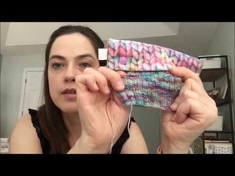Nicole's Needlework: Episode/FlossTube #45 - Stitching and Knitting!