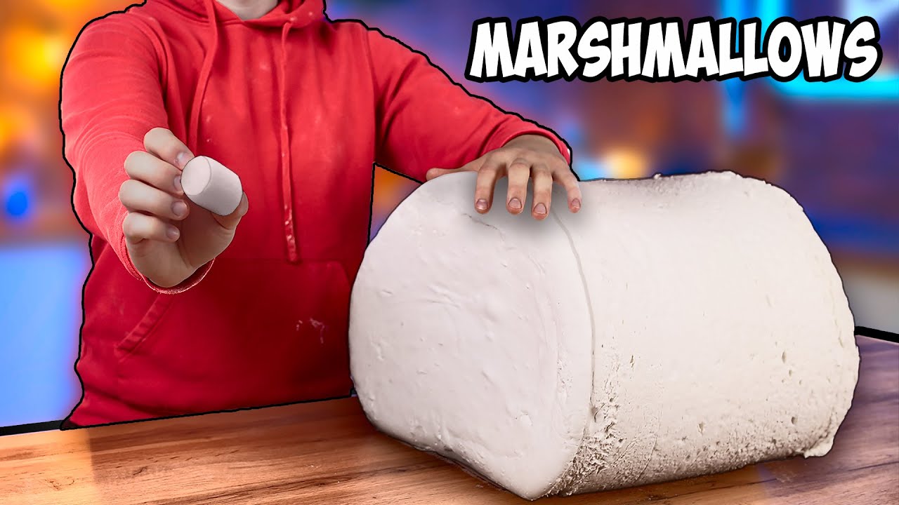 Giant Marshmallow | How to Make The World’s Largest DIY Marshmallow by VANZAI COOKING