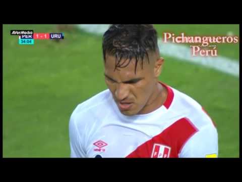 Peru vs Uruguay Gol de Paolo Guerrero | Eliminatorias Rusia 2018 | | 1 - 1 | parcial 1PT