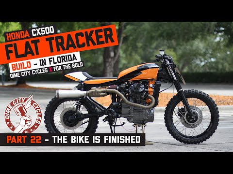 CX500 Flat Tracker Build Part 22 - THE BIKE IS FINISHED (Bike giveaway)