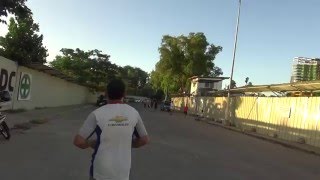 ジョギングがブーム　セブ島　Jogging Boom Cebu Business Park
