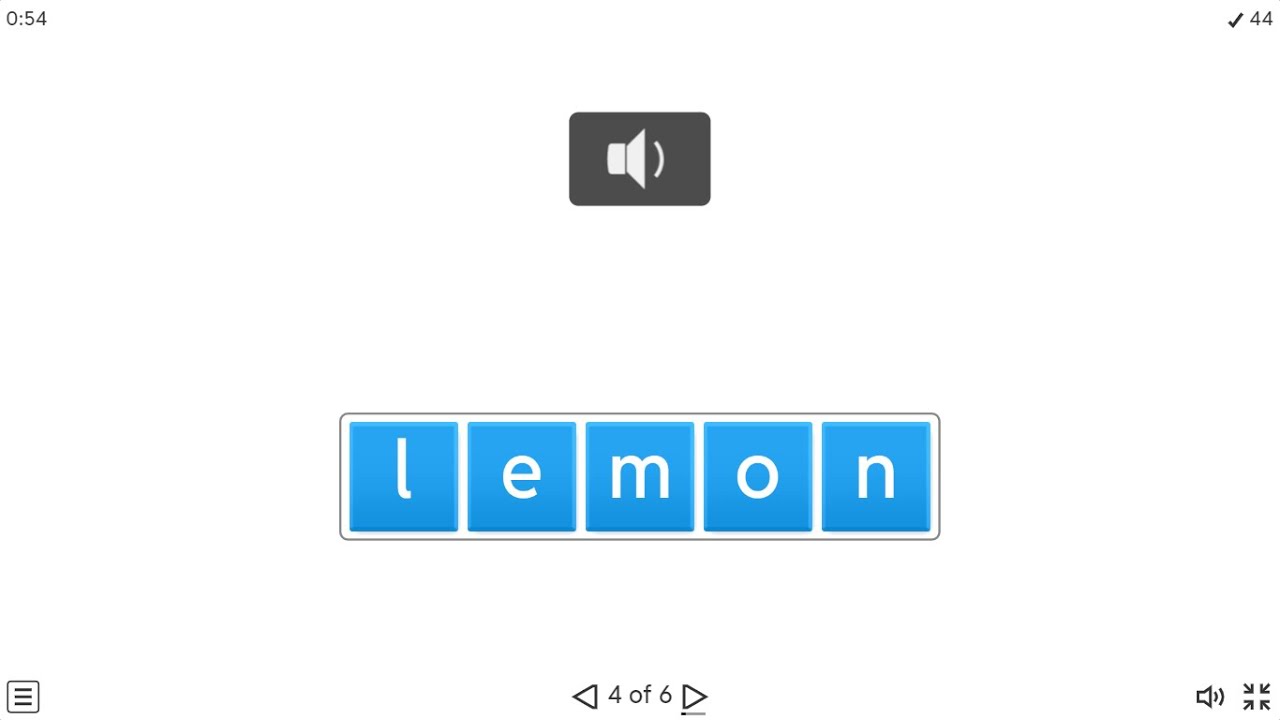 GAME 25-A6 FRUIT (Anagram)