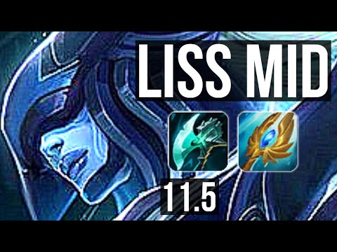 LISSANDRA vs LUX (MID) | 4/1/3, 500+ games, 900K mastery | BR Diamond | v11.5