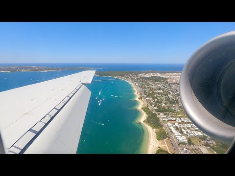 Qantas Link Boeing 717-200 landing into Sydney Airport - 4K 60FPS Video
