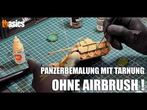 Panzerbemalung mit Tarnung ohne Airbrush | TBasics