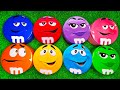 Satisfying ASMR Video Fesh Unpacking A Lot Of M M S Tins And Mixing Rainbow Candy Yummy Chocolate