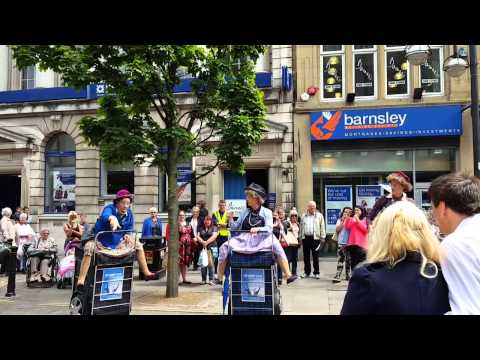 Granny scooter dance