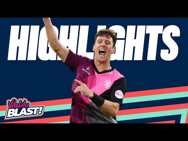 Henry Takes 4-24 In The Final | Somerset v Essex – Highlights | Vitality Blast 2023