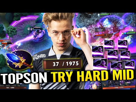 TOPSON [Void Spirit] LMAO 37Hp Troll Enemies - New Hero Trying Hard Mid 7.29 Dota 2 Pro Guide