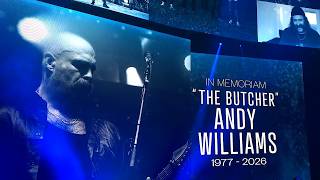 AEW Wrestlers pay tribute to "The Butcher" Andy Williams