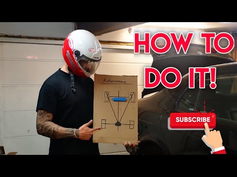 Saab 9-5 Aero RWD - Ackermann Steering Geometry Explained