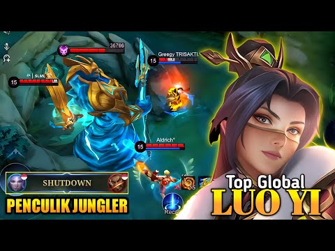 TEAM WORK SOLO KILL JUNGLER & SPLIT PUSH TURRET | LUO YI TOP 1 GLOBAL 2023