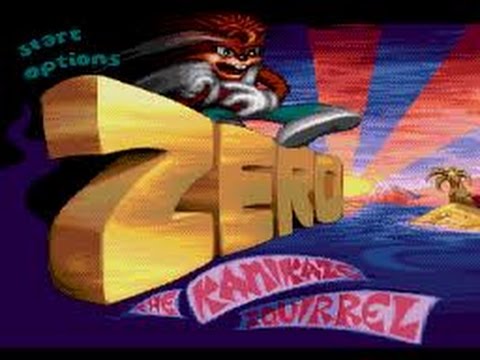 Zero The Kamikaze Squirrel Megadrive