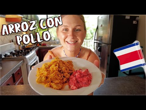 How to the make Arroz con Pollo from your favorite lunch | Costa Rica Food