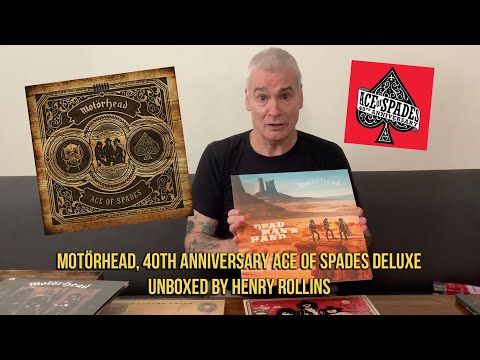 Motörhead, 40th anniversary Ace Of Spades deluxe unboxed by Henry Rollins
