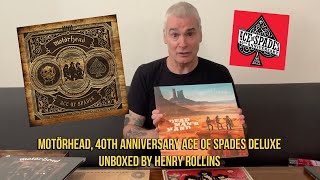 Motörhead, 40th anniversary Ace Of Spades deluxe unboxed by Henry Rollins