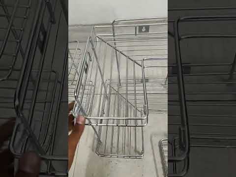 Unify stainless steel kitchen l-corner racks and shelves, el...