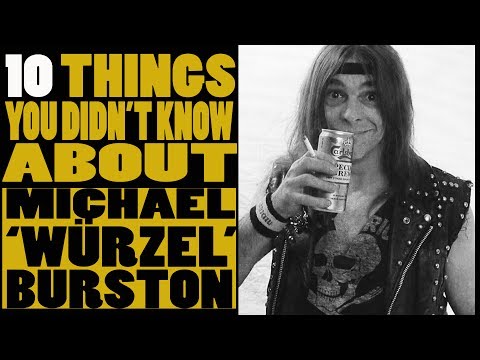 10 Things you didn't know about Michael 'Würzel' Burston of Motorhead