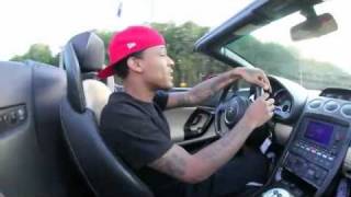 Bow wow & Soulja Boy - Get Money Video Shoot - Riding In Lambos