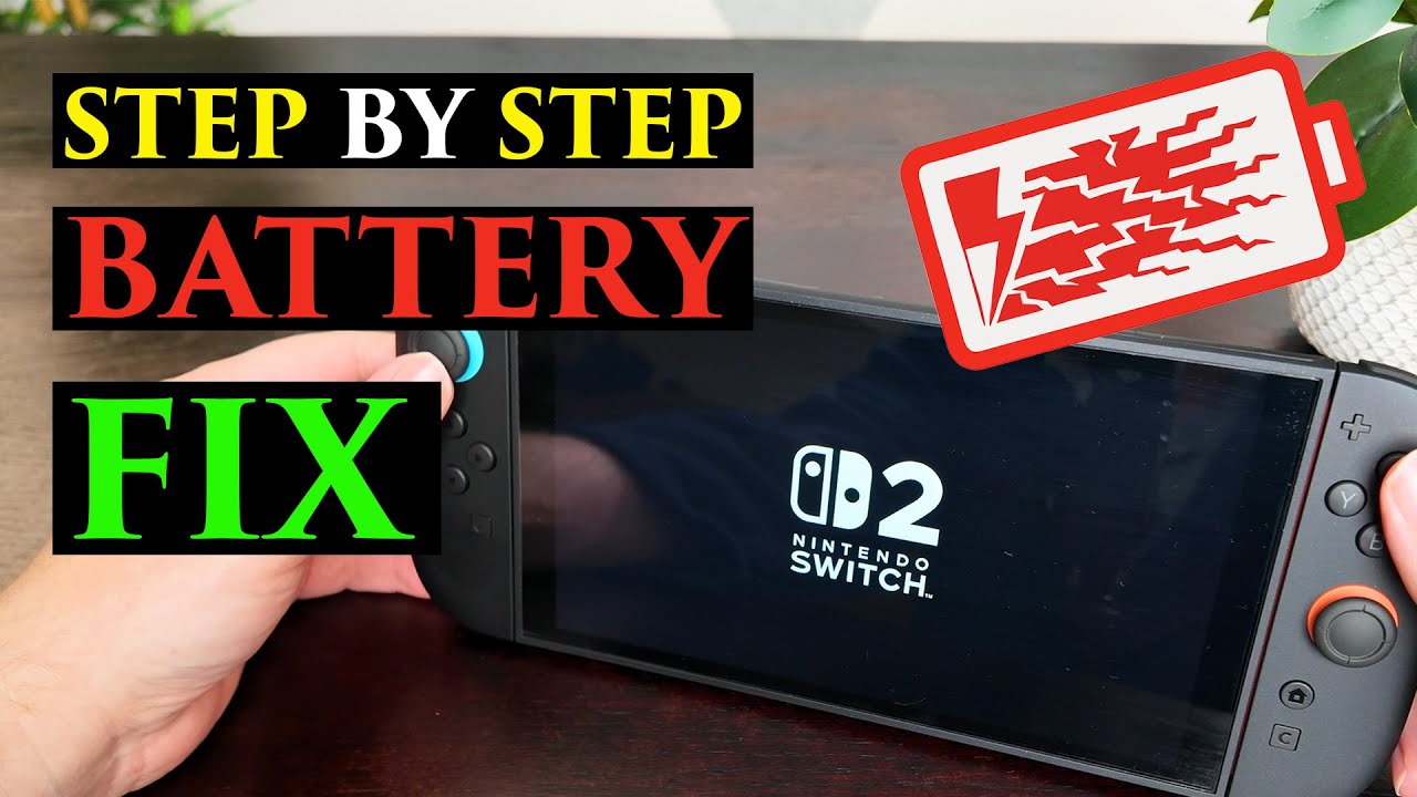 Nintendo CONFIRMS Switch 2 Battery Bug - Here's the Fix (Step by Step)