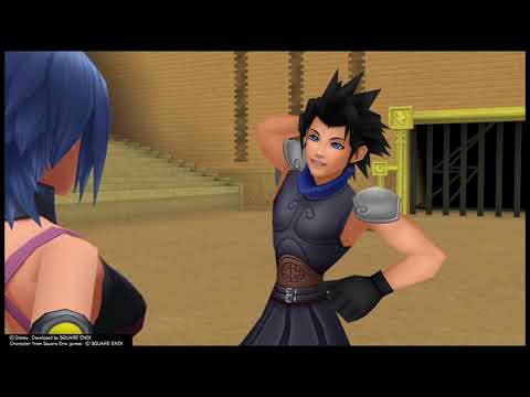 Aqua - Olympus Coliseum - The Road Heroes Tread | KH Birth By Sleep Final Mix HD Cutscenes