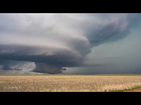 Supercell on the Caprock - Amarillo, TX - May 18th, 2023 (time lapse)