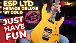 Video thumbnail for ESP LTD Mirage Deluxe 87 Metallic Gold | MogarMusic.it by Mad Steex