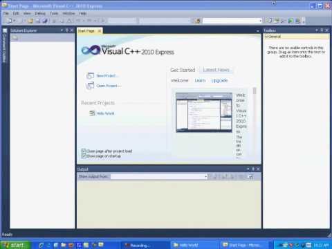 Visual C++ 2010 Express Tutorial 2 - Events
