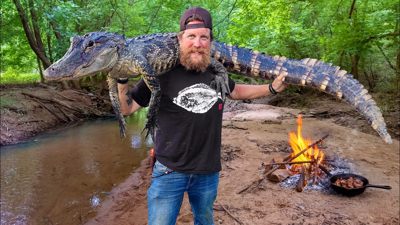Alligator Catch & Cook in the Florida Swamps