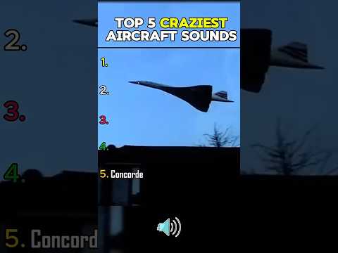 Ranking The Top 5 Craziest Aircraft Sounds
