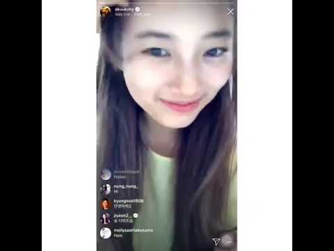 Jiyeon Leave a Message on Instagram Live Suzy