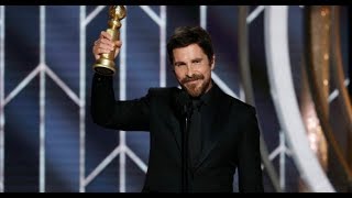 Christian Bale Thanks SATAN in Acceptance Speech at Golden Globe 2019 Award