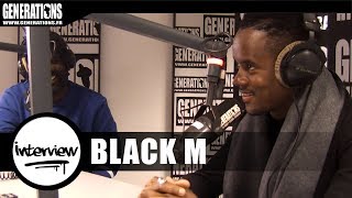 Black M - interview &quot;Éternel Insatisfait&quot;  (Live des studios de Generations)