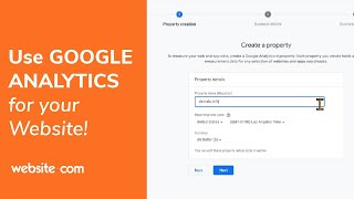 How To Set Up Google Analytics To Track Your Website.com Website