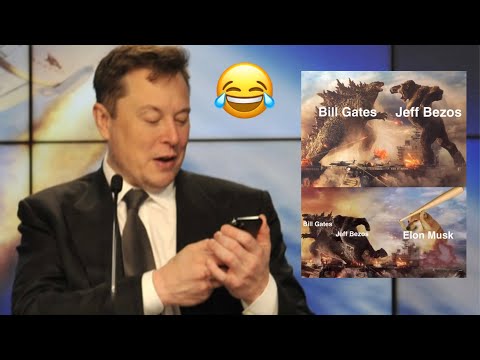 Elon Musk ROASTS Jeff Bezos & Bill Gates With Dogecoin Meme 😂