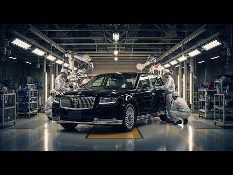 Thumbnail for Inside Toyota Century 2026 Factory | Japan’s Ultra-Luxury Sedan by Toyota, Luxury car, Toyota Century, Car, Vehicle, Van, Sedans