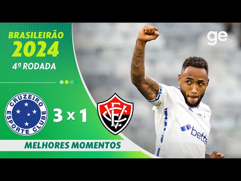 Gols e lances de Cruzeiro x Vitória