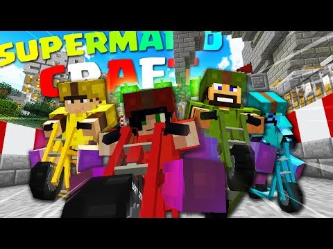 CORSA IN MOTO PIÙ PAZZA DI SEMPRE [NUOVO MINIGAME] - Minecraft ITA - SUPER MARIO CRAFT