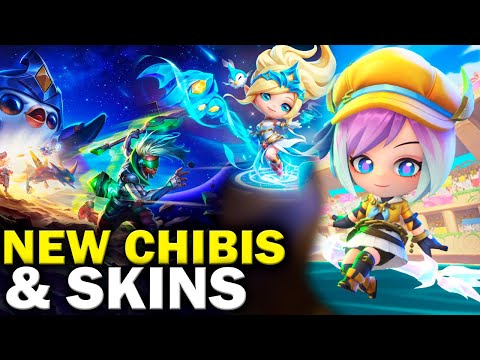 NEW Chibis & Skins - Lux, Janna, Ekko & More... - TFT: Golden Spatula