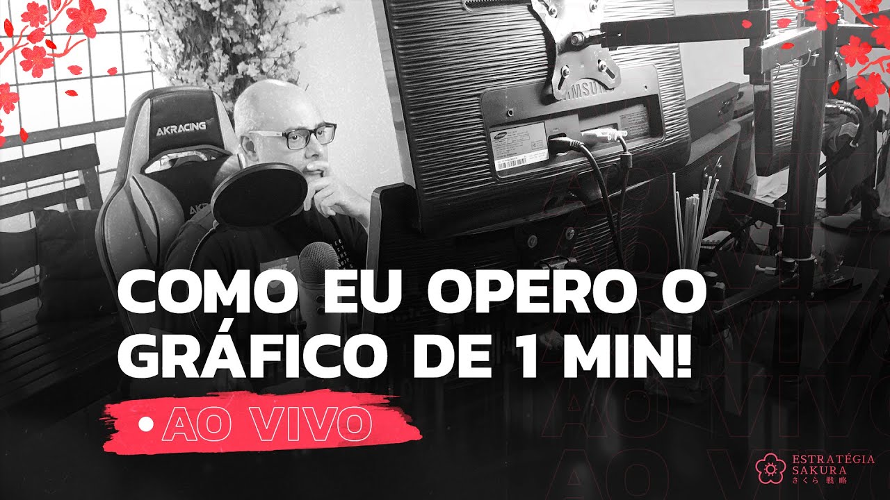 OPERE COMIGO NO GRÁFICO DE 1 MINUTO - TÉCNICA SAKURA DE MOVIMENTOS