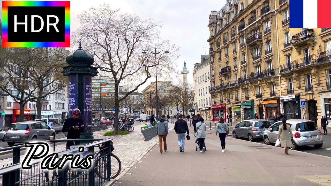 ?????HDR 4K?Paris Winter Walk - 12th arrondissement (February, 2021)