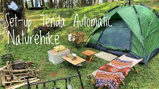 Cara pasang tenda camping | tenda otomatis | automatic pop up tent naturehike |set up tenda camping