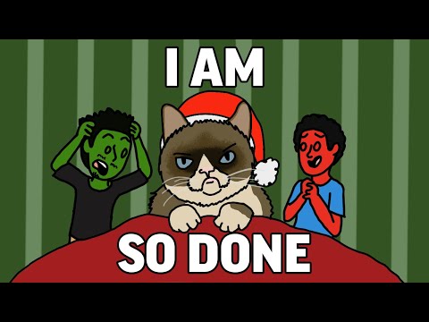 Malcolm And Miles Watch Grumpy Cat's Worst Christmas Ever