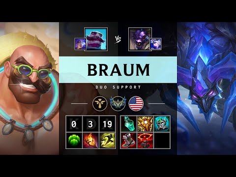 Braum Support vs Alistar - NA Challenger Patch 25.16