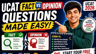 Confused between Facts and Opinions in UCAT Verbal Reasoning?